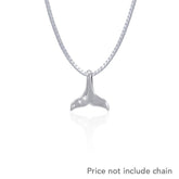 Whale Tail Sterling Silver Pendant JP009 - Pendants